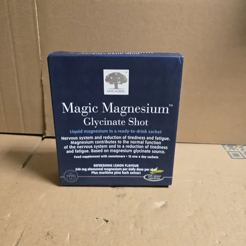 NEW NORDIC MAGIC MAGNESIUM GLYCINATE SHOT – READY-TO-DRINK MAGNESIUM SUPPLEMENT