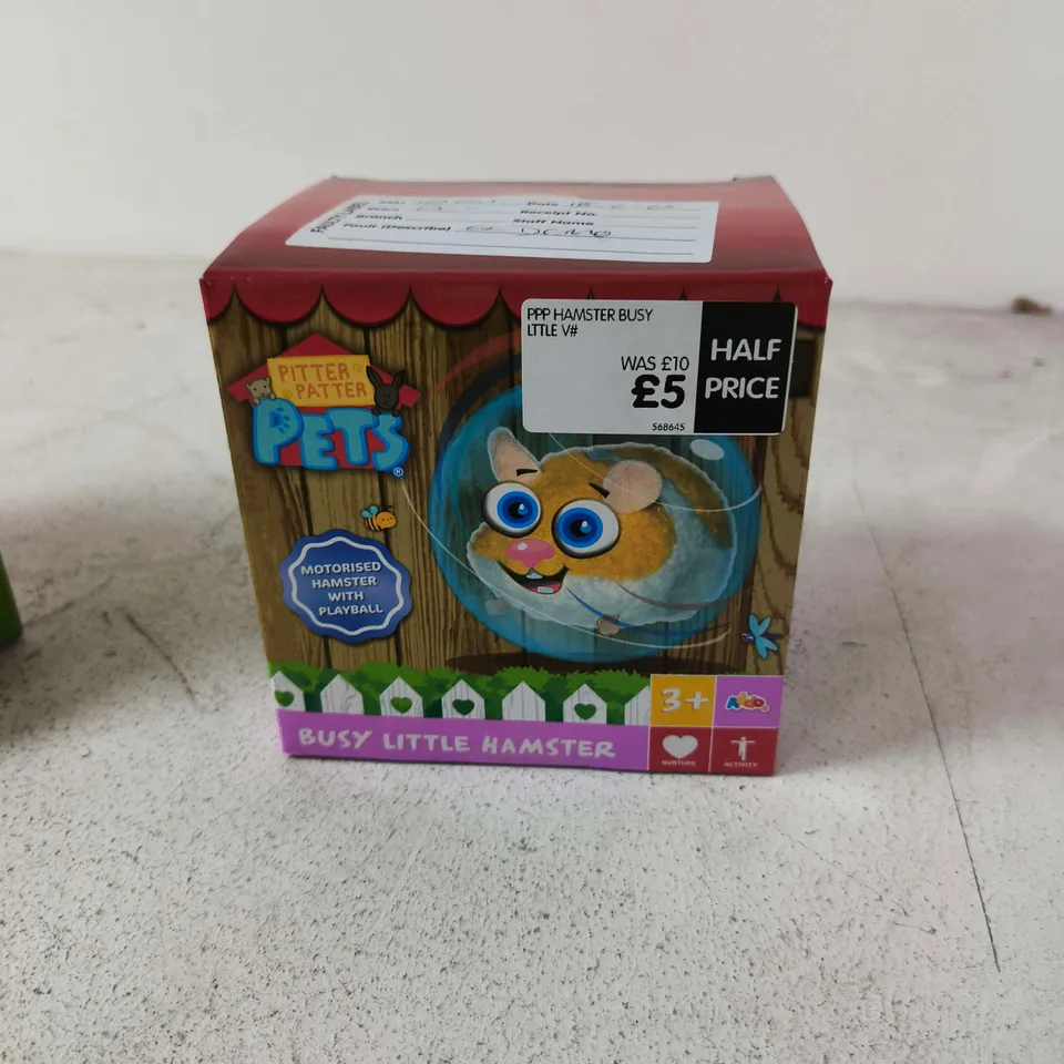 BOX OF APPROXIMATELY 10 ASSORTED TOYS INCLUDING PITTER PATTER PETS AND BUBBLE BLASTER