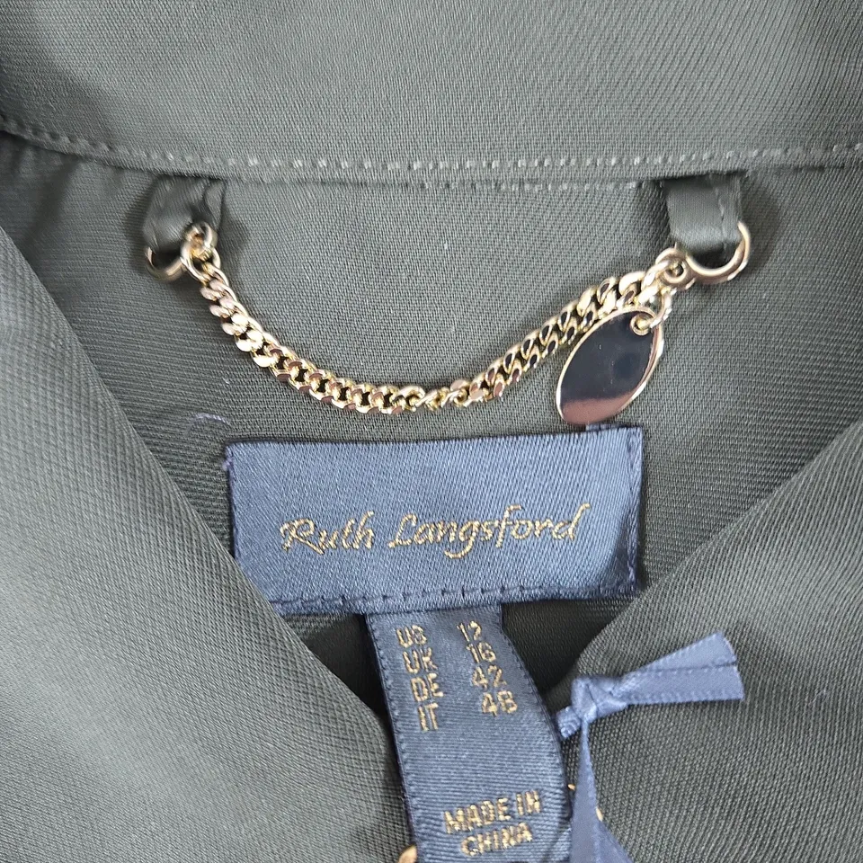 RALPH LAUREN WOMEN'S OLIVE GREEN JACKET – UK 16 (US 12) – MADE IN CHINA