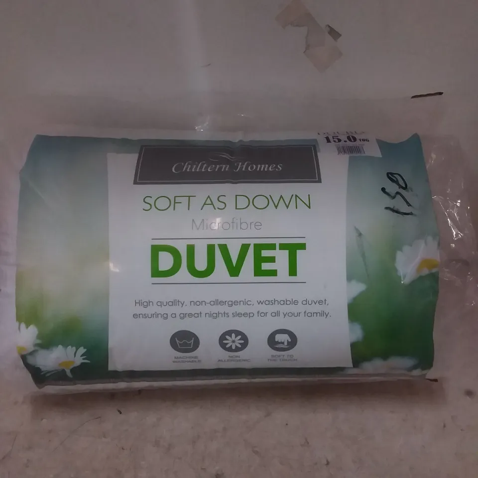 PACKAGED CHILTERN HOMES 200CM X 200CM MICRO FIBRE DUVET 