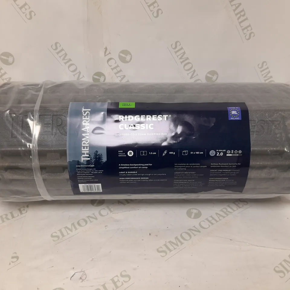 THERMASTAT RIDGEREST CLASSIC CLOSED-CELL FOAM SLEEPING PAD