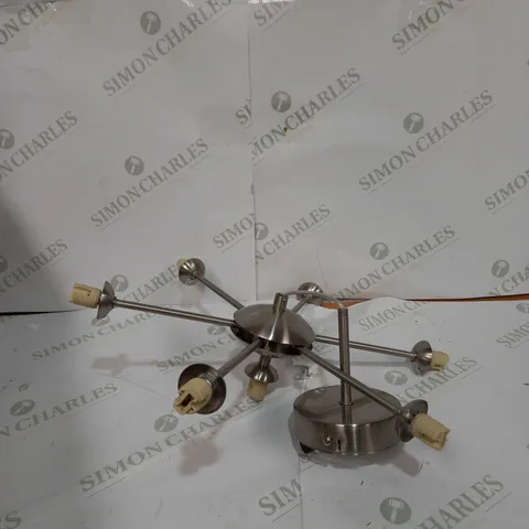 JOHN LEWIS SWIRL 7 LIGHT SEMI FLUSH