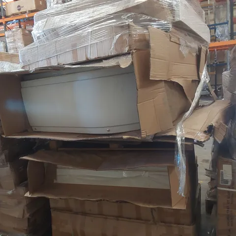 PALLET CONTAINING A LARGE QUANTITY OF ASSORTED BATHROOM FURNITURE PARTS