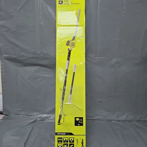 BOXED RYOBI POLE HEDGE TRIMMER - COLLECTION ONLY 