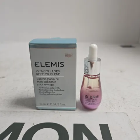 ELEMIS PRO-COLLAGEN ROSE OIL BLEND SOOTHING FACIAL OIL – 15ML – BOXED
