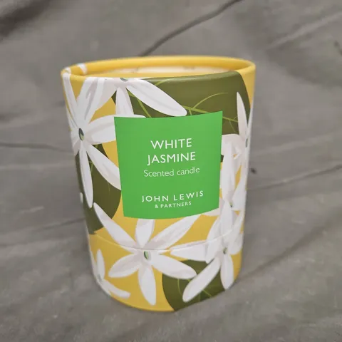 BOXED AND SEALED JOHN LEWIS WHITE JASMINE SCENTED CANDLE