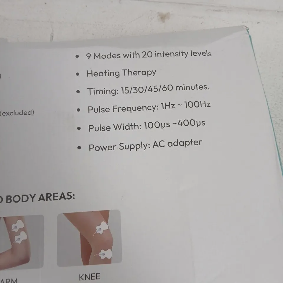 BLISS & BEYOND FOOT TENS EMS DEVICE – MODEL KTR-4026 – BOXED