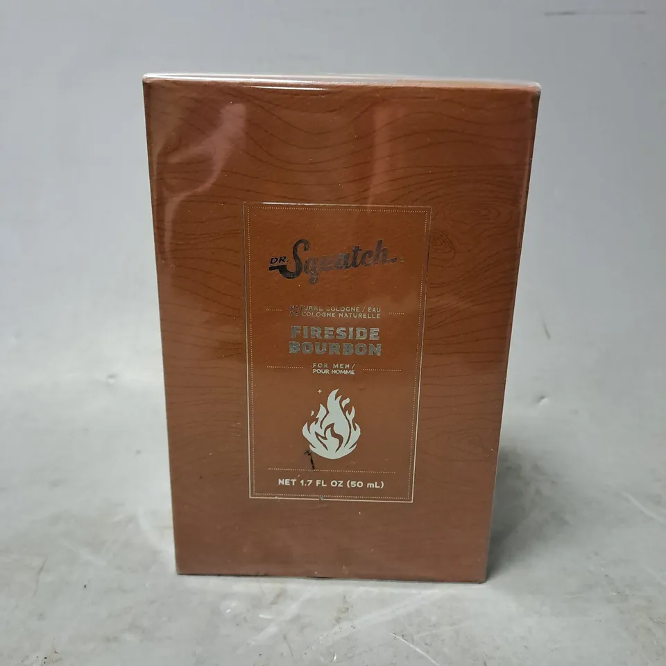 BOXED AND SEALED DR SQUATCH FIRESIDE COLOGNE NATURAL COLOGNE 50ML