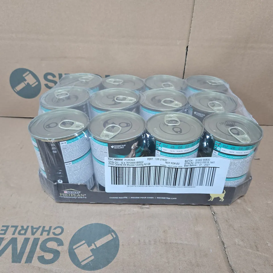 12 X PURINA PRO PLAN VETERINARY DIETS EN GASTROINTESTINAL (400G)