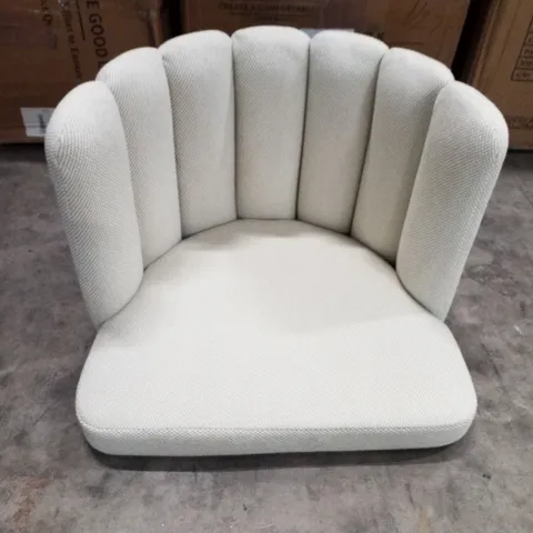 BOXED MARKLAND CREAM VELVET DINING CHAIR