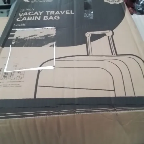 BOXED LUGG 15INCH VACAY TRAVEL CABIN BAG DUSK