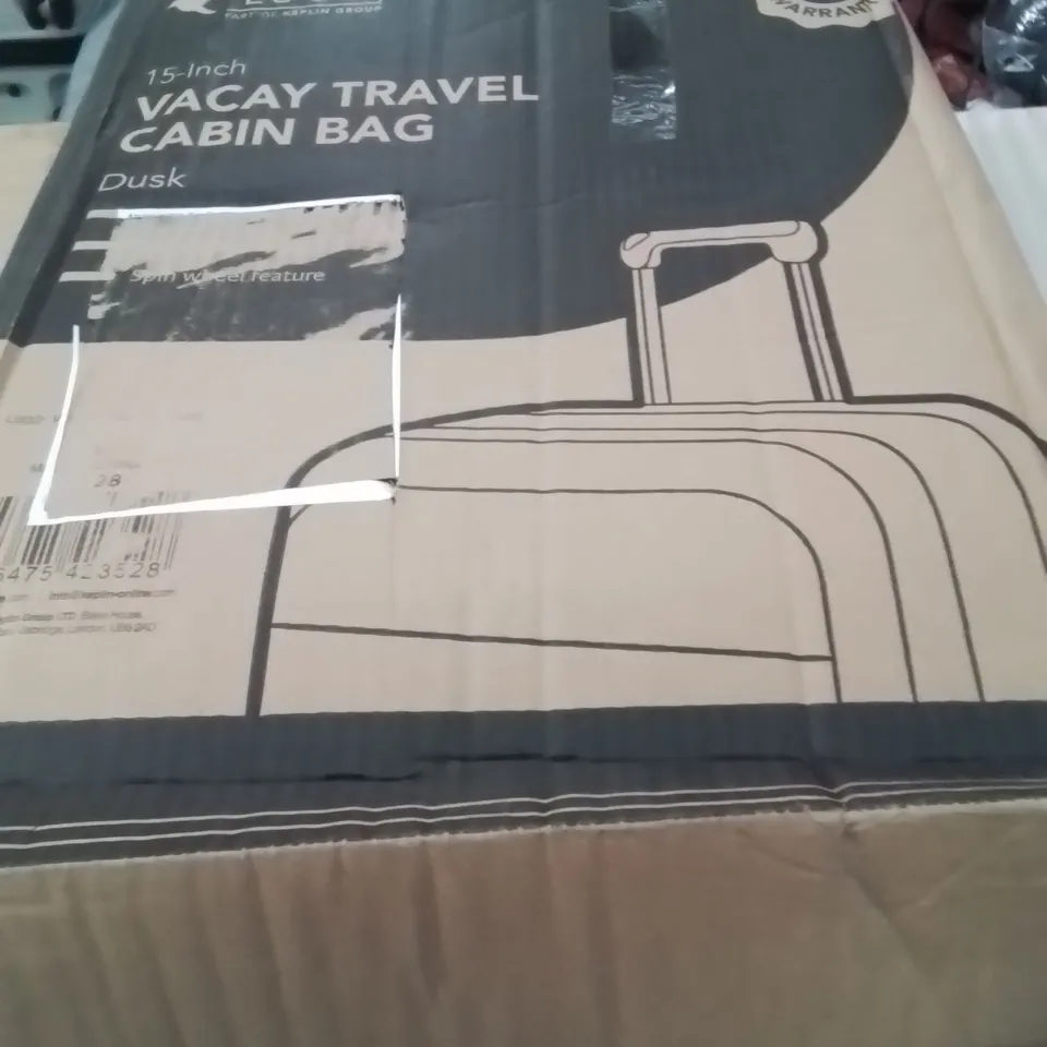BOXED LUGG 15INCH VACAY TRAVEL CABIN BAG DUSK