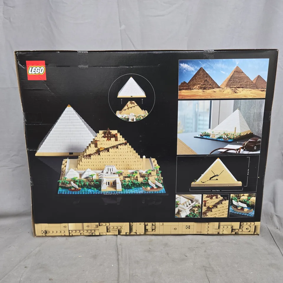 BOXED LEGO ARCHITECTURE 21058 - GREAT PYRAMID OF GIZA