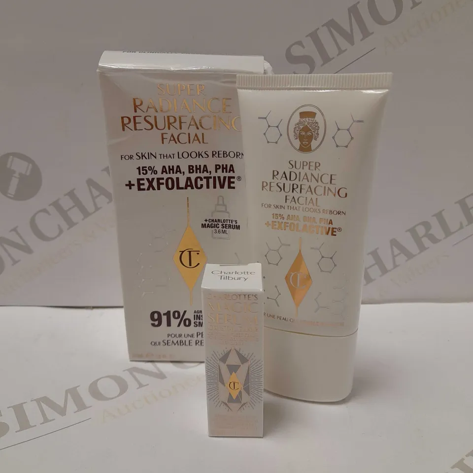 CHARLOTTE TILBURY SUPER RADIANCE RESURFACING FACIAL 50ML