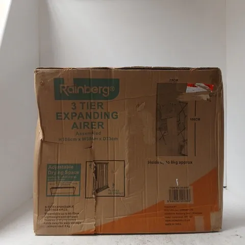 RAINBOW 3 TIER EXPANDING AIRER – BOXED