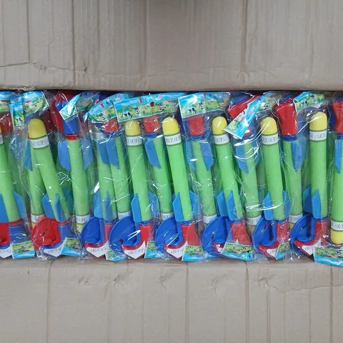 BOX OF APPROXIMATELY 150 FOAM DART GUN TOYS