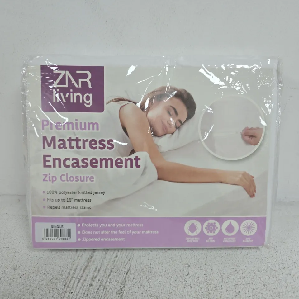 ZNR KING PREMIUM MATTRESS ENCASEMENT – ZIP CLOSURE SINGLE
