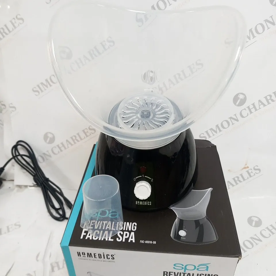 BOXED HOMEDICS SPA REVITALISING FACIAL SPA DEEP CLEANSING FOR HEALTHY GLOWING SKIN