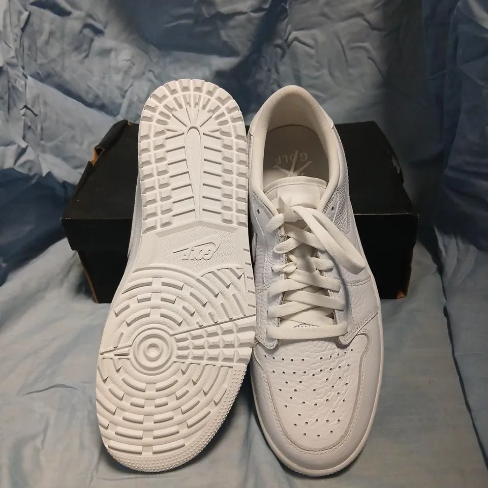 AIR JORDAN 1 LOW G WHITE/WHITE – UK 9.5 (US 10.5)