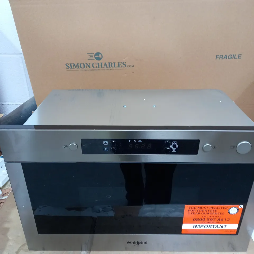 WHIRLPOOL AMW423IX BUILT-IN MICROWAVE, 22L, 750W, STAINLESS STEEL