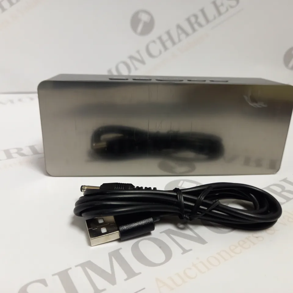BOXED DIGITAL LED MIRROR ALARM CLOCK
