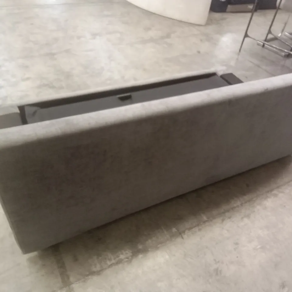 QUALITY DESIGNER SOFA BED - GREY FABRIC 