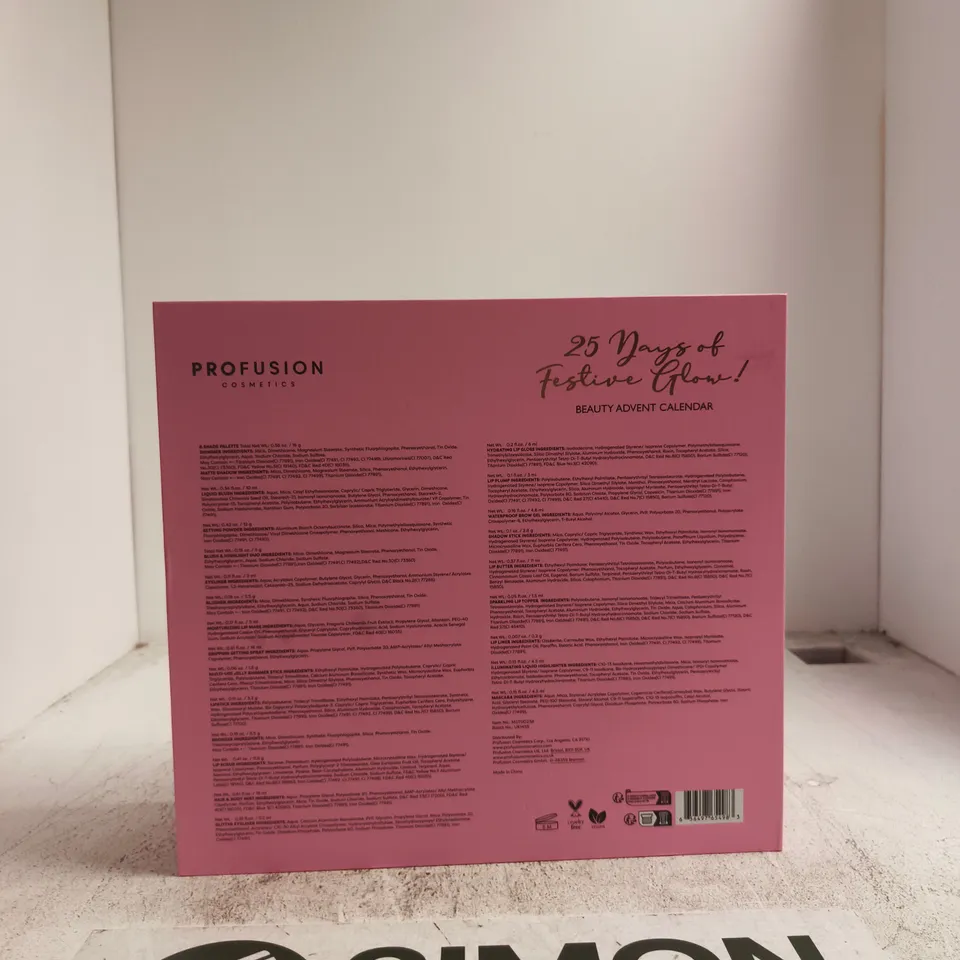 PROFUSION COSMETICS BEAUTY ADVENT CALENDAR – 25 DAYS OF FESTIVE GLOW