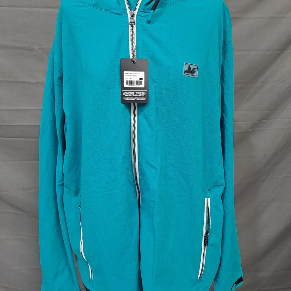 PEACEFUL HOOLIGAN TAYLOR JACKET IN BLUE SIZE 3XL