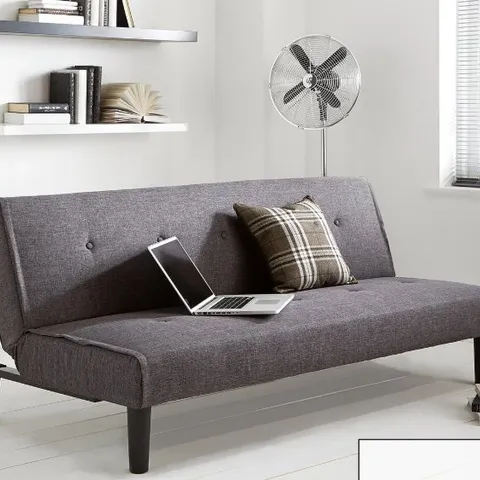 BOXED DAX FABRIC SOFA BED - DARK GREY (1 BOX)