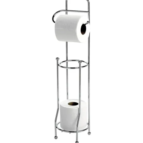 BOXED BRUTON FREE STANDING TOILET ROLL HOLDER