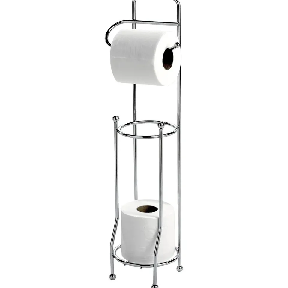 BOXED BRUTON FREE STANDING TOILET ROLL HOLDER 