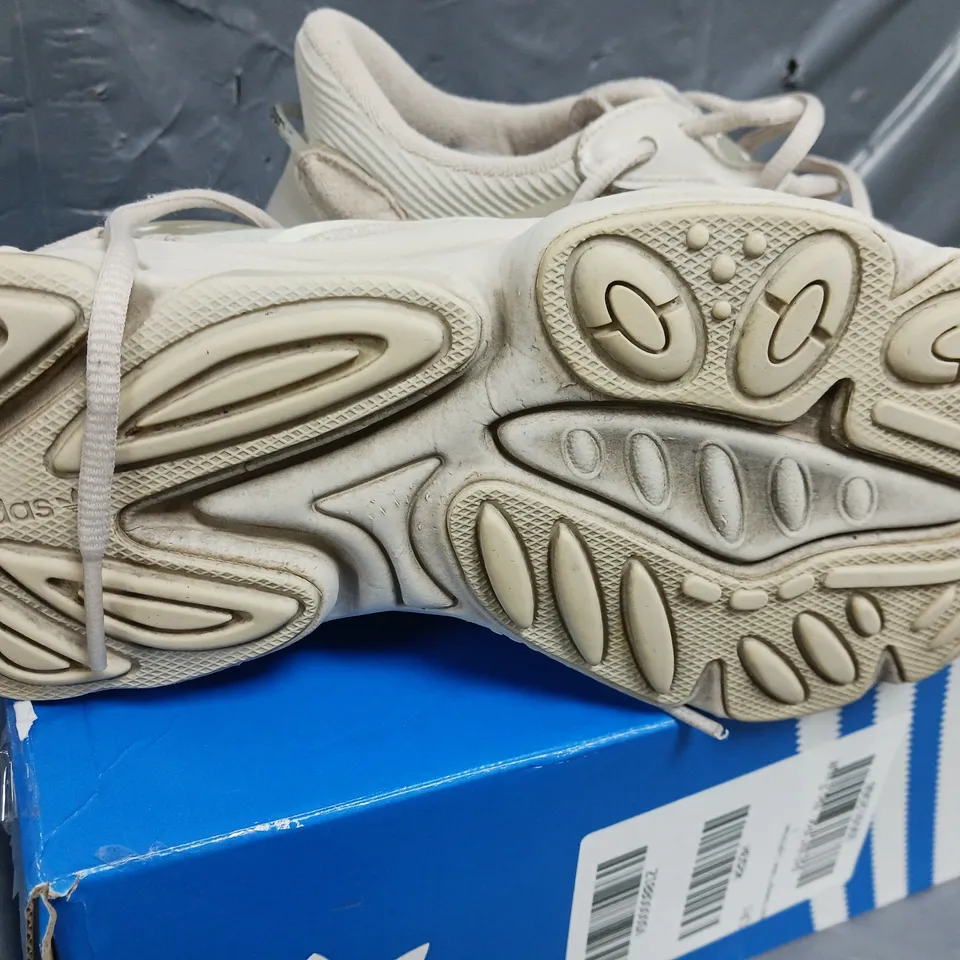 ADIDAS OZWEEGO TRAINERS LIGHT BROWN SIZE 5 