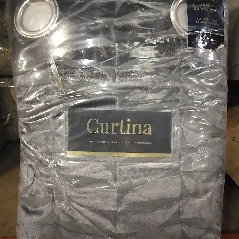 BAGGED KENDAL POLYESTER ROOM DARKENING CURTAIN PAIR