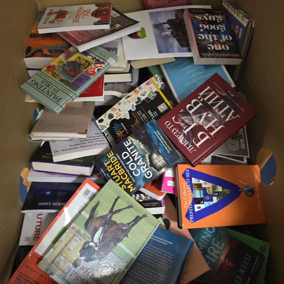 LARGE QUANTITY OF ASSORTED FICTION & NON-FICTION BOOKS - COLLECTION ONLY