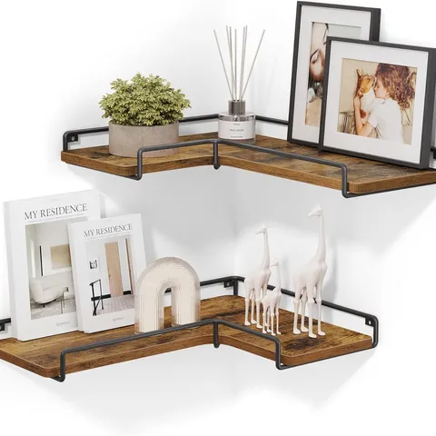 BOXED VASAGLE FLOATING SHELVES, SET OF 2