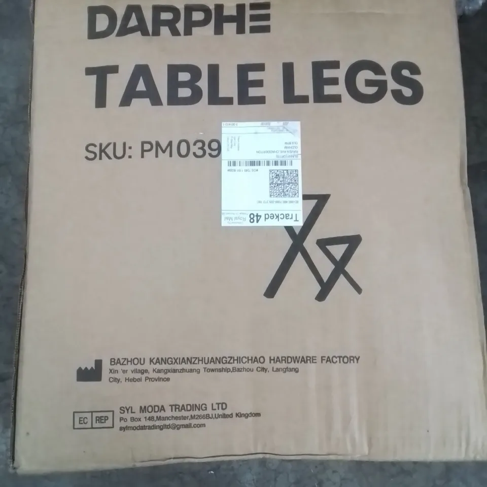 BOXED DARPHE TABLE LEGS