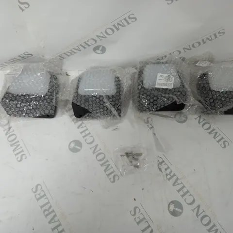 BELL AND HOWELL SET OF 4 SOLAR FENCE LIGHTS