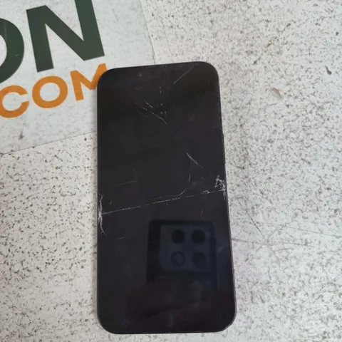 APPLE IPHONE β BLUE, CRACKED FRONT SCREEN, INTERNALS EXPOSED A2863