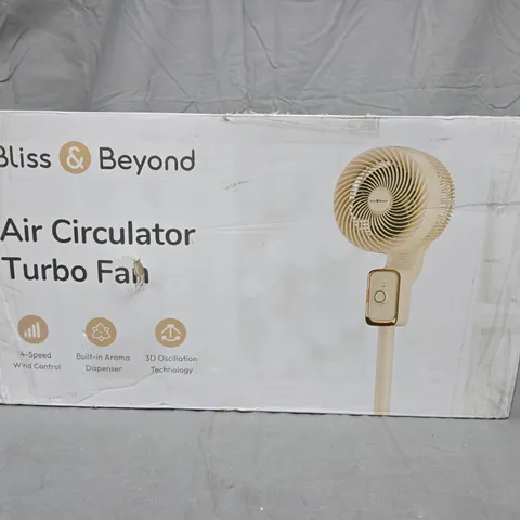 BLISS & BEYOND AIR CIRCULATOR TURBO FAN - BOXED