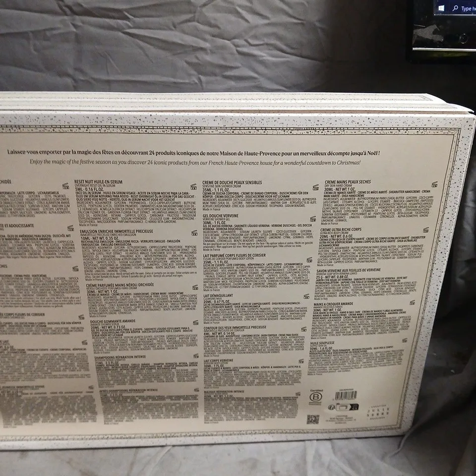 L'OCCITANE ADVENT CALENDAR – 24 ICONIC PROVENCE PRODUCTS, BOXED