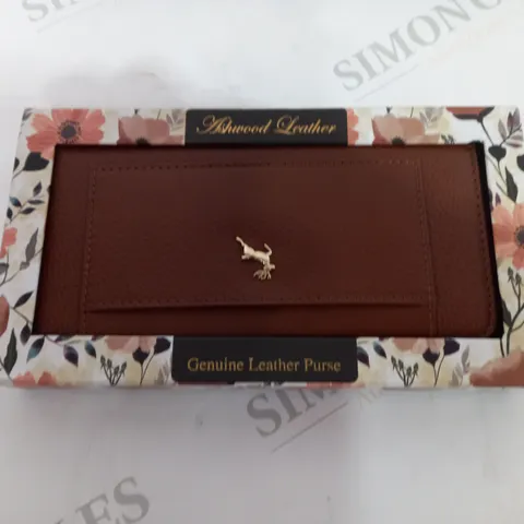 BOXED ASHWOOD LEATHER GENUINE LEATHER PURSE