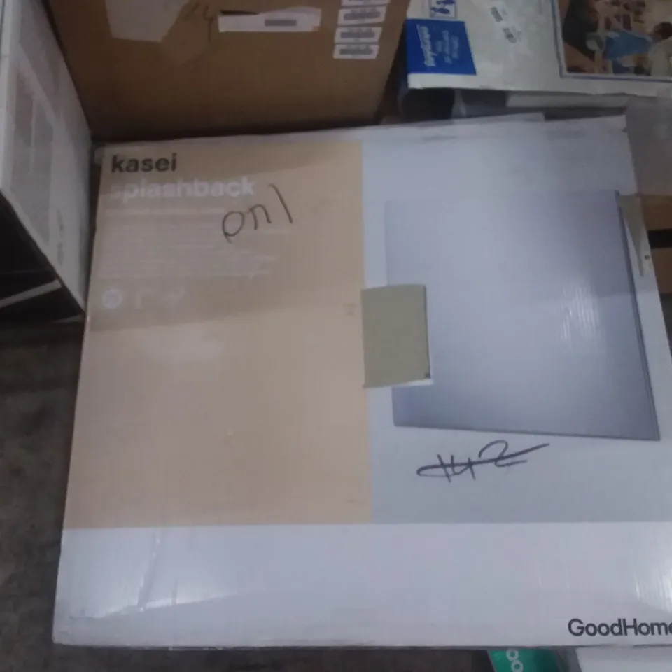 BOXED KASEI SPLASHBACK BRUSHED STAINLESS STEEL
