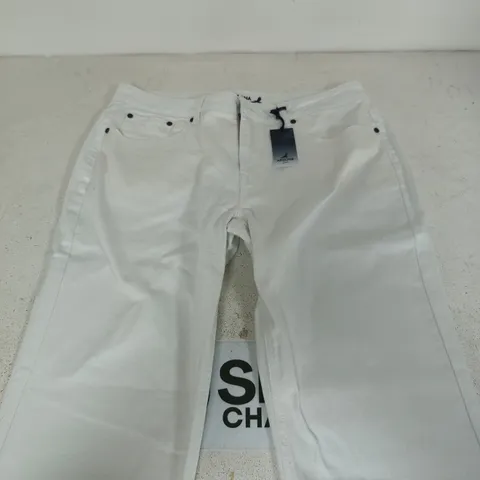 ARIZONA DENIM WHITE JEANS, UK 18P (EU 22)