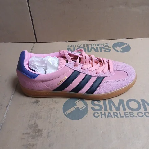 ADIDAS GAZELLE PINK SUEDE TRAINERS – WOMEN'S BOXED SIZE 9.5