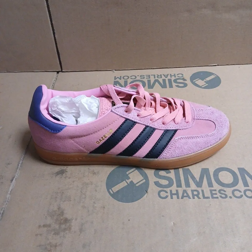 ADIDAS GAZELLE PINK SUEDE TRAINERS – WOMEN'S BOXED SIZE 9.5
