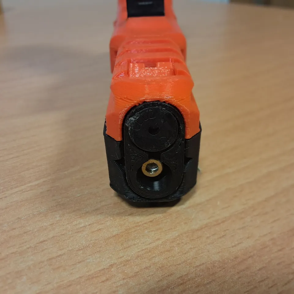 HANDMADE TRAINING PISTOL WITH LASER AND SOUND