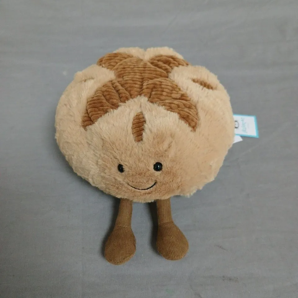 JELLYCAT LONDON PLUSH TOY – ROUND CREAM BODY WITH BROWN LEGS