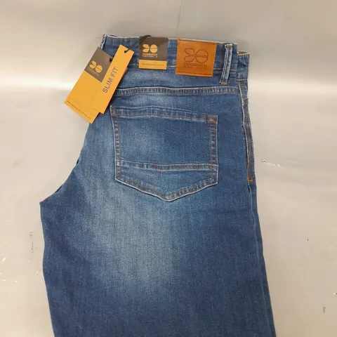 CROSSHATCH CASUAL BLUE DENIM JEANS SIZE 38S