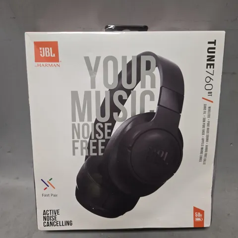 SEALED JBL BY HARMAN TUNE 760BT OVER-EAR WIRELESS HEADPHONES BLACK