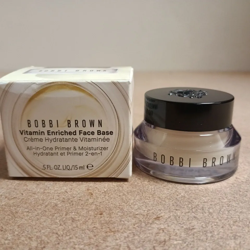BOXED BOBBI BROWN VITAMIN ENRICHED FACE BASE – PRIMER & MOISTURISER (15 ML)